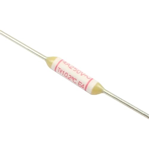 Fusible térmico 221R TF 102C de corte axial a 102 grados 4A 250V para repuestos de electrodomésticos