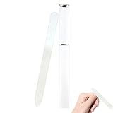 Joynine Lima Uñas de Vidrio Lima Uñas Profesional Nail File para el Cuidado de las Uñas con Estuche Rígido, Antiarañazos, Lima Suavemente Las Uñas, Primera Calidad