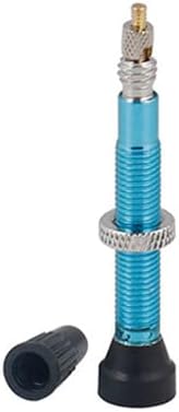 10 Aluminum Bicycle tubeless tire valves, Suitable for Road Bicycle Alloy Valve Stems, of Road Bicycle Repair Tools tire Accessories(Blue)