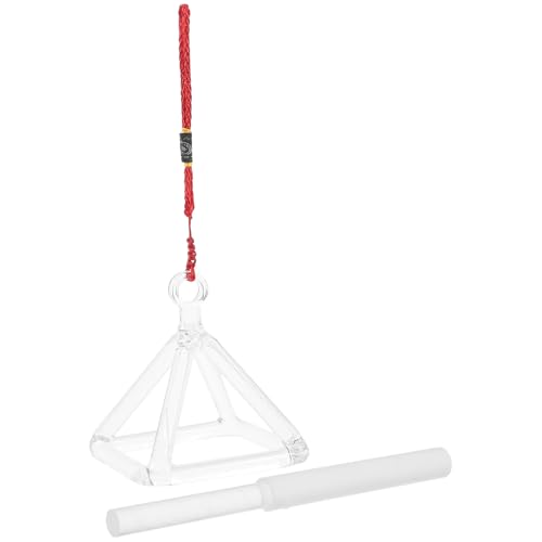 Pirámide de cuarzo blanco natural: juego de 1 set decorativo de meditación y relajación