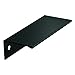 Amerock | Cabinet Pull | Matte Black | 3 inch (76 mm) Center-to-Center | Edge Pull | 1 Pack | Drawer Pull | Drawer Handle | Cabinet Hardware