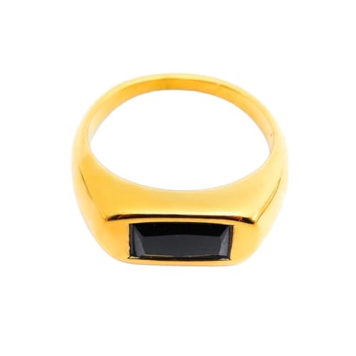 Buy INTERSTELLAR Stainless Steel Gold Plated Graham ring for Women and ...