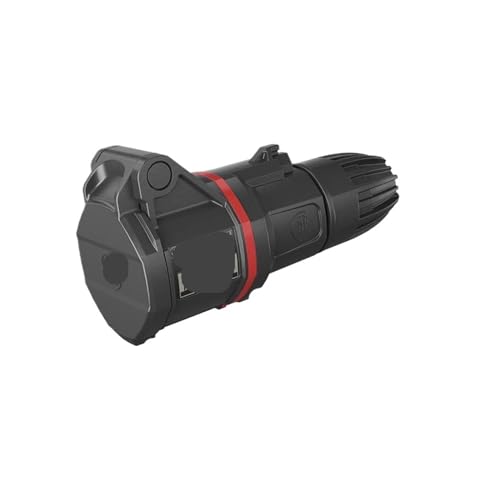 Conector industrial IP54 resistente al polvo con aislamiento estanco contra salpicaduras 5