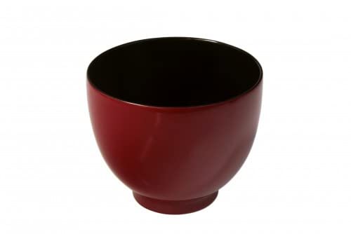 Bol à snacks, Ricebowl, bols à soupe ou tasse à thé - Rond - Couleur : noir/rouge Cover