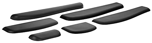 Image of Kensington ErgoSoft Wrist Rest for Slim, Compact Keyboards, Black (K52801WW), 3.9 x 0.4 x 11.1 inches