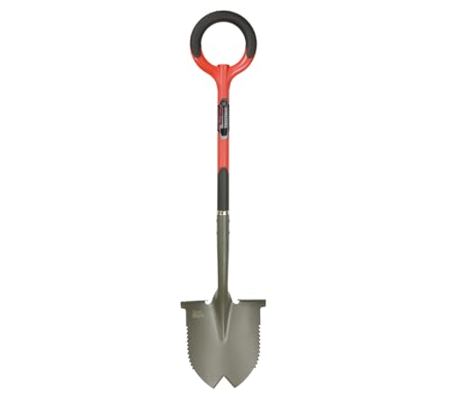 Pelle Ronde - Coupe Racines - Tête en V - ROOTSLAYER - VENTEO - Tête inversée/dentée - Outils de Jardin - léger/maniable