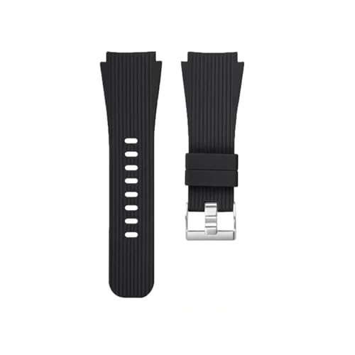 SRMVRNKNNK 22mm �V���R���u���X���b�g�X�g���b�v Fit For KOSPET �ɓK�� Fit For TANK T2 T3 M2 M3 �X�}�[�g�E�H�b�` �X�|�[�c���X�g�o���h�ɓK��(Black 2,22mm T2 T3)