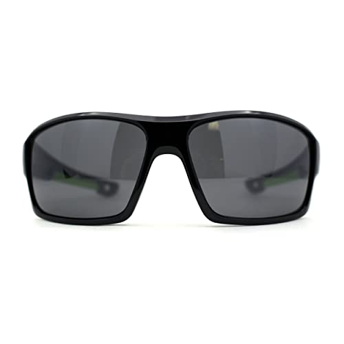 Locs Oversize Wrap Around Mens Biker Sunglasses