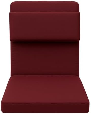 Resim Backjack XL Meditasyon Sandalyesi, Yastıklı, 55x40x40 cm, Fermuarlı Kılıf (Bordo) 