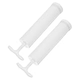 BESPORTBLE 2 Stück Manuelle Luftpumpe für Vakuumbeutel Kompakte Handvakuumpumpe aus Robustem Kunststoff Platzsparend für Reisen und Aufbewahrung