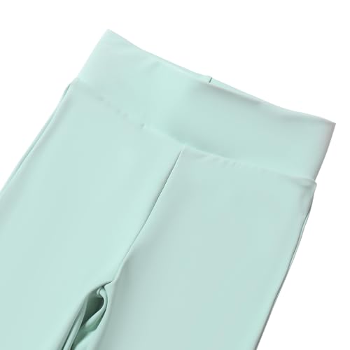6 Pack Girls Flare Legging Kids Bootcut Pants Girls Bell Bottom Pants Girl High Waisted Yoga Flared Pants3