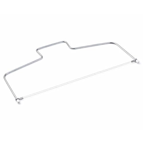PARENCE - Séparateur à Gâteaux Double Corde - Couteau à cordes double fil – Coupe-fromage et coupe-gâteau – Fil inox 30 cm – Largeur 33 cm –...