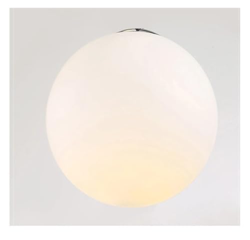 Escaliers moderne nordique LED lustre en verre suspension dorée