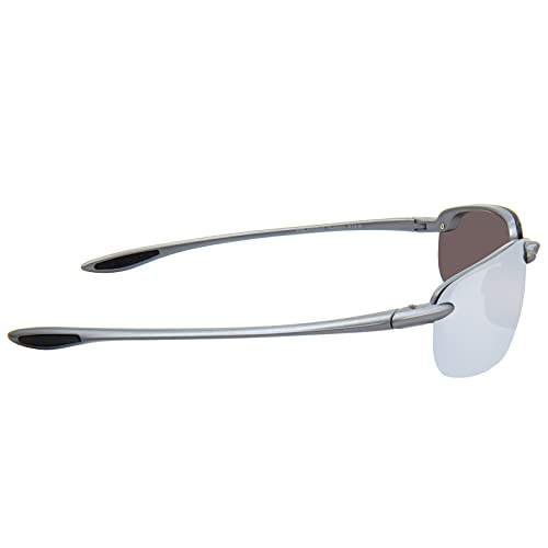 Image of JULI Sports Sunglasses for Men Women Tr90 Rimless Frame for Running Fishing Baseball Driving MJ8001
