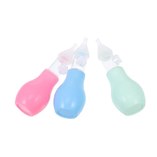 iplusmile 3 Piezas Aspirador para Bebés Limpiador Aspirador de Moco para Recién Nacidos Uso Casa o Viajes