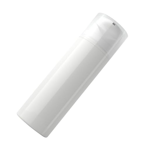 LABRIMP 3 Botellas Recargables de 100 Ml con Bomba de Vacío, Dispensador Portátil de PP Blanco para Viaje y Cuidado Cutáneo