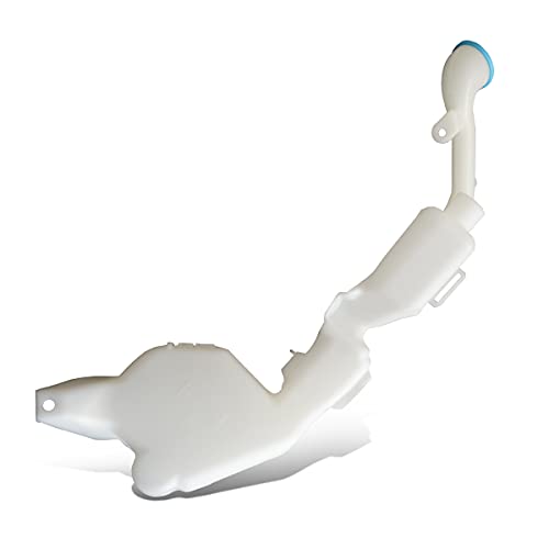 Auto Dynasty HO1288181 Factory Style Car Windshield Washer Reservoir Tank - Reservoir Cap | Filler Tube | Washer Fluid Pump - Compatible with Honda CR-V 07-11, White