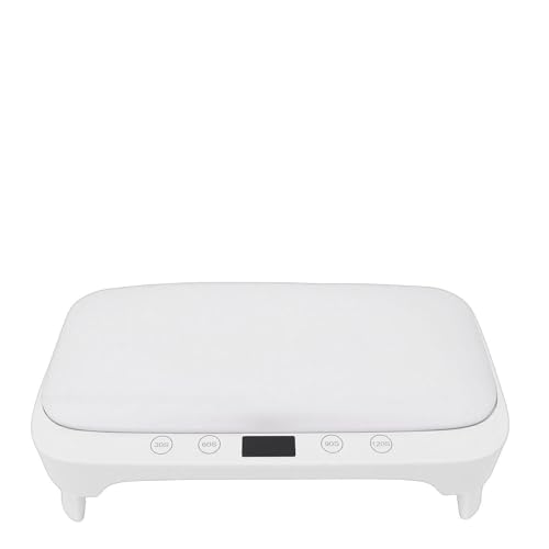 Asixxsix Lámpara de Uñas LED para Esmalte de Gel, Secador de Uñas Plegable, Luz de Gel para Esmalte de con 4 Ajustes de Temporizador y Cómoda Almohada de Mano, Lámpara de Curado para (Enchufe de la
