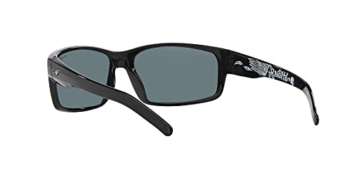 Arnette An4202 Fastball Rectangular Sunglasses, Black/Grey Polarized, 62 Mm #TOP5