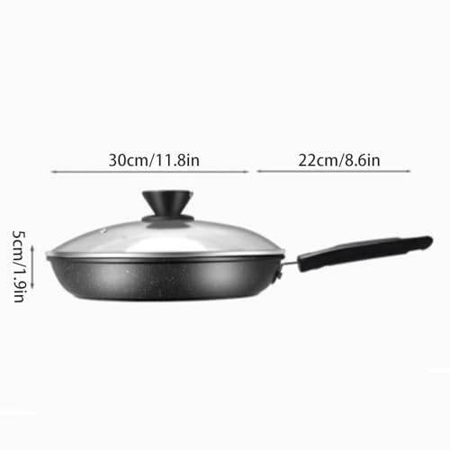 Wok antiadherente de piedra de 30 cm con mango miniatura 5