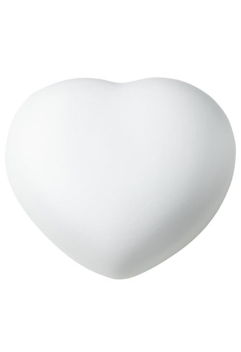 Mini-urne pour cendres cœur blanc pour garder un amour éternel près de soi