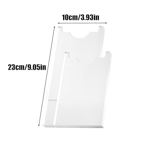 Protector de pared transparente para sofá y espaciador acrílico de muebles 3