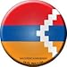 Nagorno Karabakh Novelty Metal Mini Circle Magnet CM-362