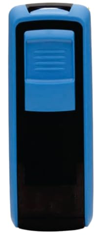 Image of Super Customized Self Ink Pri Ink Pocket (Rubber Stamp) with Your Matter (Black-Blue)