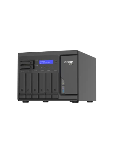 Image of QNAP TS-h886 8 Bay Enterprise NAS with Intel Xeon D-1622 CPU and Four 2.5GbE Ports