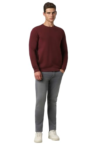 Image of Van Heusen Men Round Neck Cotton Sweatshirt