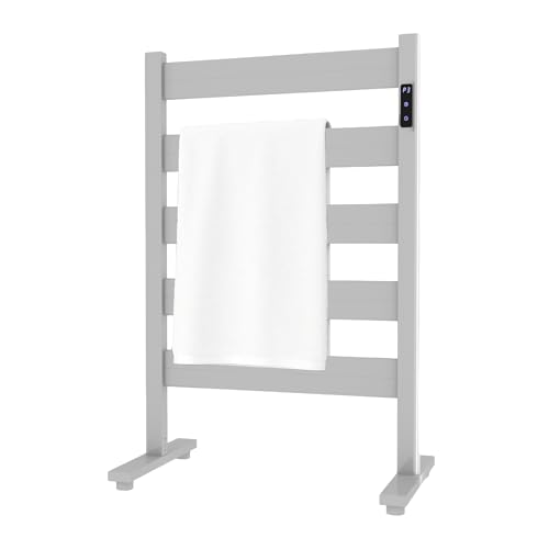 Sawlece Towel Warmers for Bathroom, Space Aluminum Heated Towel Racks for Bathroom, with Built-in...