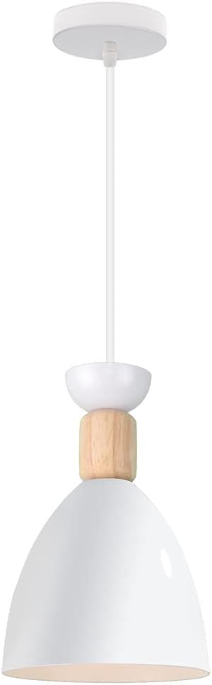 Image of DarkVision White Hanging Lights for Living Room /Pendant Lights for Ceiling /Hanging Lamps for Home Decoration /Ceiling Light for Living Room /Decorative Hanging Lights,Metal (Without Bulb) (HL White)