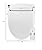 Brondell BL97 Swash Elongated Electronic Bidet Toilet Seat, Fits Elongated Toilets, White