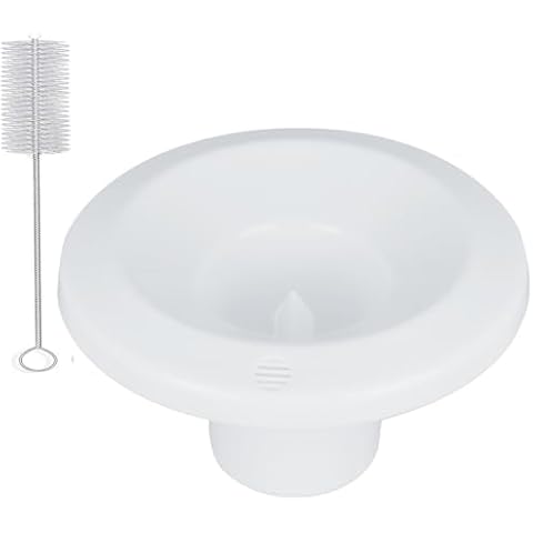 Water Dispenser Parts Water Cooler Parts with Brush Water Bottle Base Jug Collar Replacement Parts 1 Piece White Cover