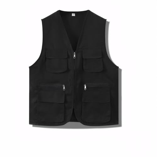 Volunteer Work Vest with Multiple Pockets - Utility Vest for Adults