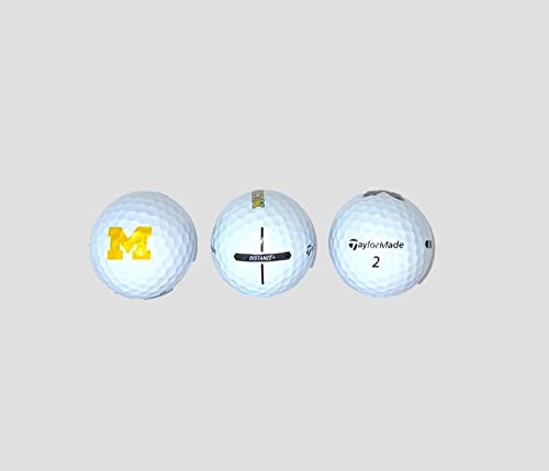 Michigan Wolverines (Officially Licensed) 3 Pack Taylormade Golf Balls #TOP2