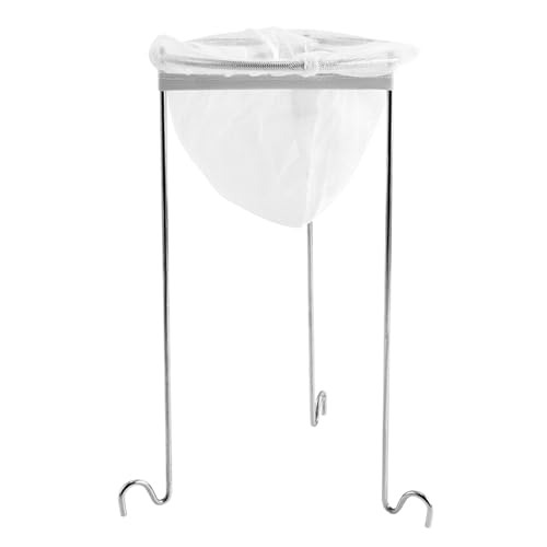 1 Jam Strainer Set, Stainless Steel Jelly Strainer Rack with Bag, Reusable Jelly Strainers Sieve Stand Kit for Straining Juice, Broth, Yogurt, and Homemade Vinegar