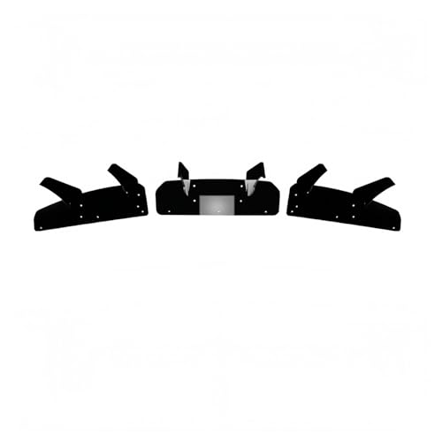 Difusor trasero para Tesla Model Y 2019-2025 spoiler de parachoques negro abs