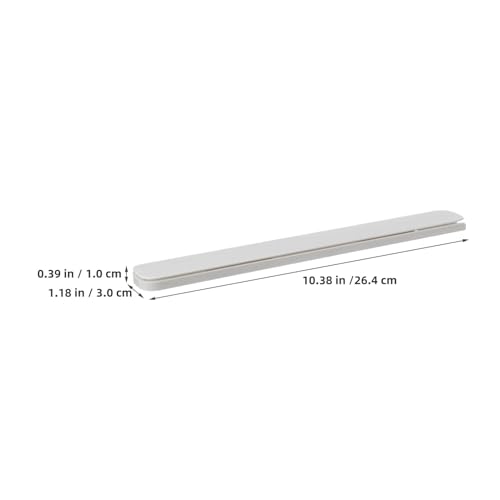 Coulisses de tiroir bloqué solution roulement à billes plastique blanc 8pcs