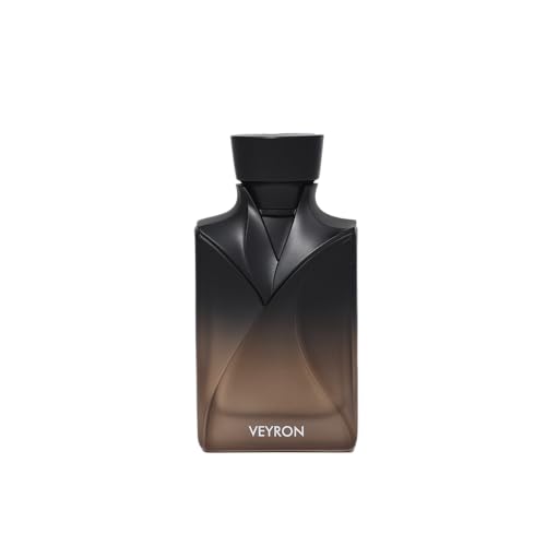 Image of Naseem VEYRON (Brown) Men's Aqua Perfume 90ml | Alcohol-Free Oriental Spicy Fragrance with Tonka Bean, Amberwood, Lavender & Mandarin | Long-Lasting Non-Alcoholic Scent
