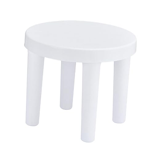 LIFKOME Tabouret Rond Antidérapant En Plastique Portable Petit Tabouret Stable Pour Salle De Bain Enfants Cuisine Et Extérieur