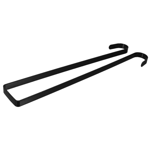 4 Colgadores de guirnalda para puerta navideña en metal resistente para exterior 2