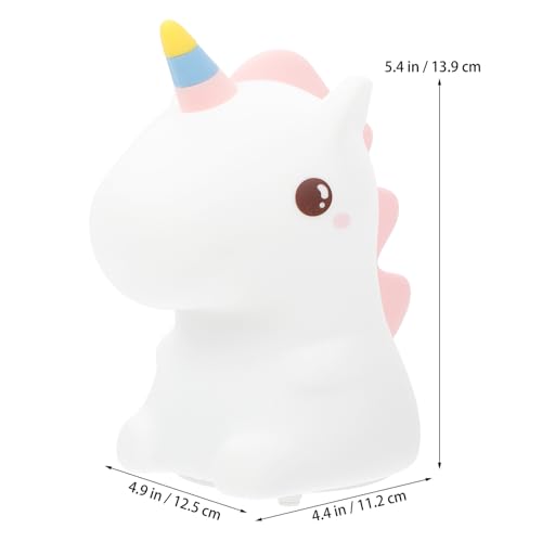 Lámpara de Noche Unicornio de Silicona con Sensor Táctil miniatura 2