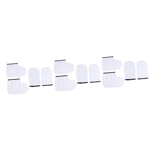 FRCOLOR 12pièces Et De Paraffine Pour Soins Des Mains Accessoire Spa Pour Cire Chaude Et Bain De Paraffine