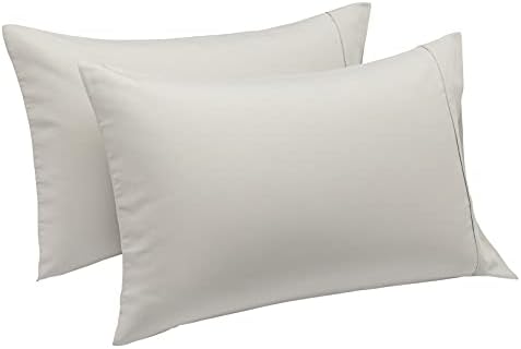 Amazon Basics Light-Weight Microfiber Pillowcases - 2-Pack, Standard, Mustard Yellow