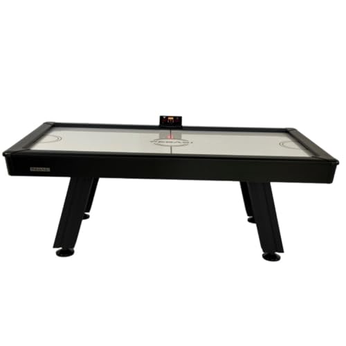 Pegasi Airhockey Tisch Toronto 7ft - 213x112x78cm - Digitale Punktezähler - Mit Soundeffekte - Air Hockey Table für Zuhause - Für Kinder und Erwasche - Inkl. Zubehör - Schwarz – Bild 3