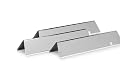 Weber Flavorizer Bars Set (3) Stainless Steel – Fits Spirit & Spirit II 200 Series (2013–2024), Enhances Smoky Flavor, Even Heat Distribution & Burner Protection