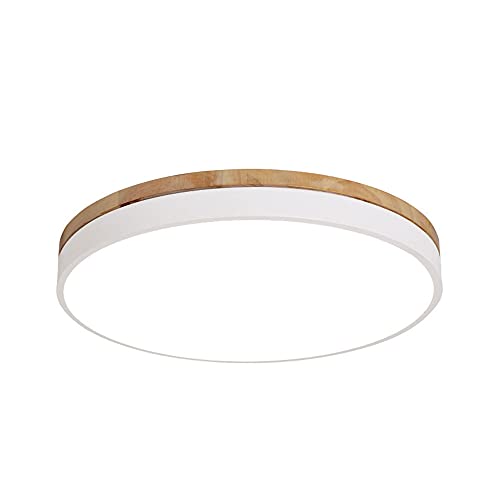Lámpara LED redonda cocina y dormitorio luz blanca fija