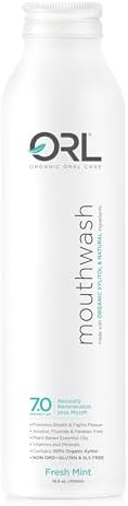 ORL Natural & Organic Alcohol-Free Mouthwash Uniquely Formulated ...