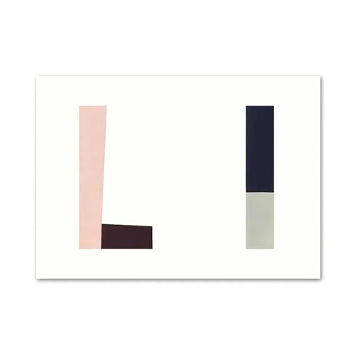 Pósteres geométricos abstractos en lienzo de 40x60cm para diseño de interiores